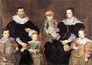 VOS, Cornelis de The Family of the Artist  jg oil on canvas